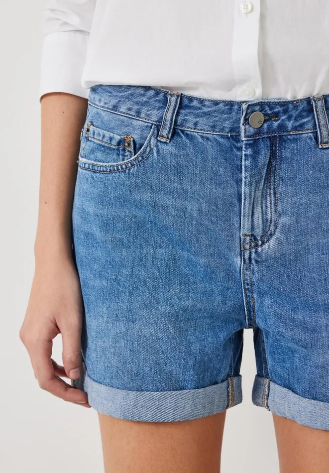 Hush Shorts Women Denim Shorts Light Authentic Blue Hush Shorts Women Denim Shorts Light Authentic Blue