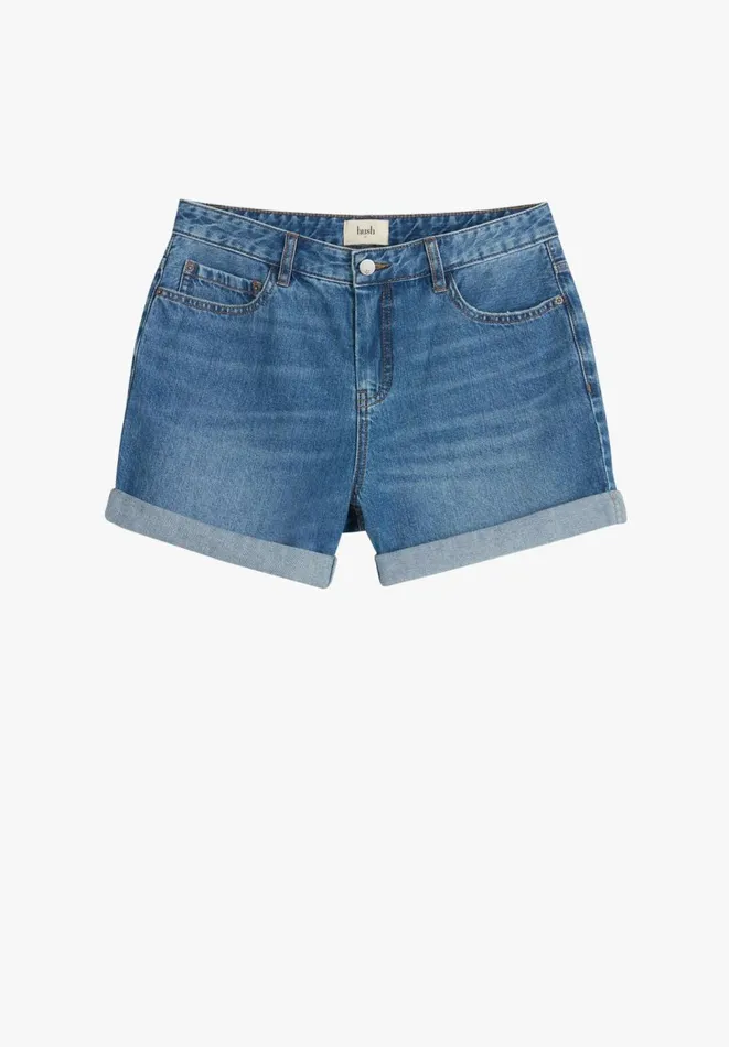 Hush Shorts Women Denim Shorts Light Authentic Blue Hush Shorts Women Denim Shorts Light Authentic Blue