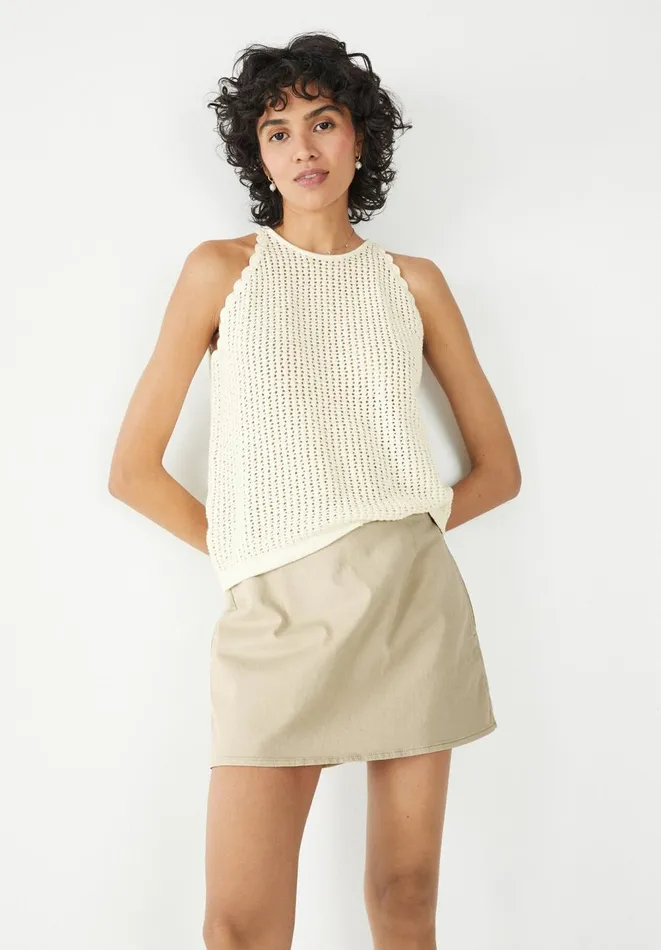 Hush Skirts Women Madeline Mini Skort Light Beige