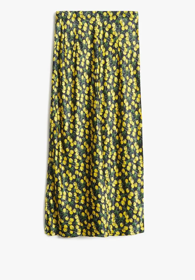 Hush Skirts Women Simone Maxi Skirt Cherries Yellowblack