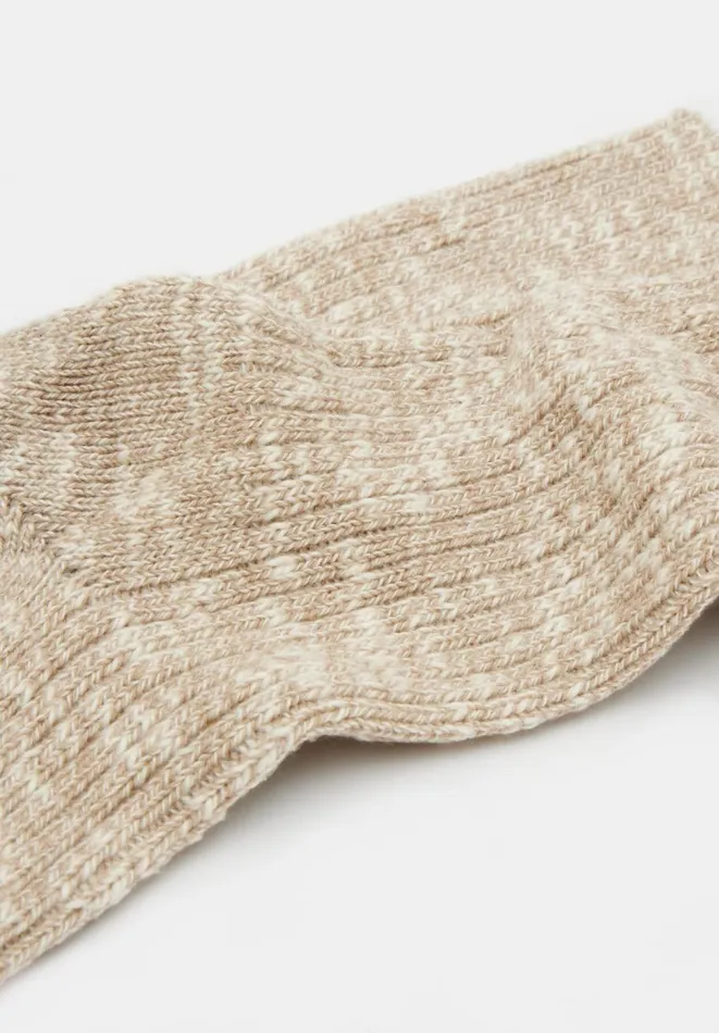 Hush Socks and Tights Women Cali Cotton Twist Socks Oatmeal Twist