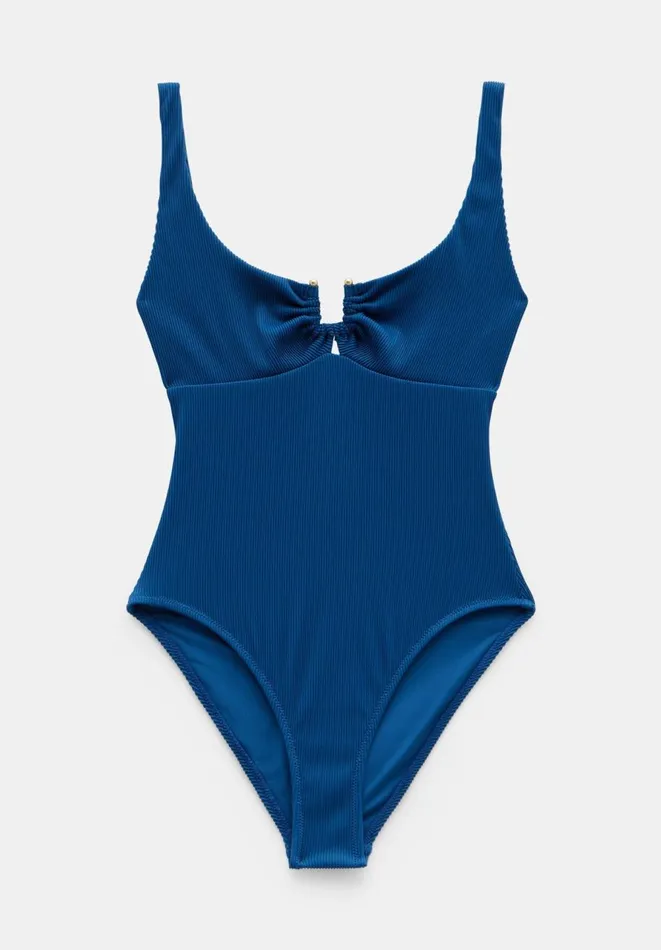 Hush Swimwear and Beachwear Women Celeste Rib Swimsuit Petrol Hush Swimwear and Beachwear Women Celeste Rib Swimsuit Petrol