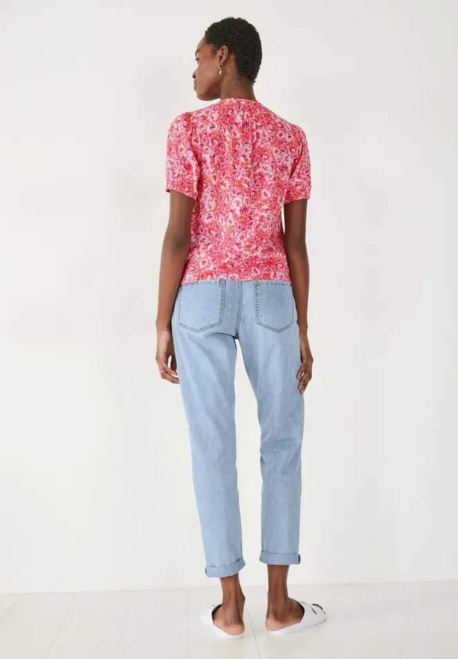 Hush Tops and Tshirts Women Jazmine Top Painted Floral Pink