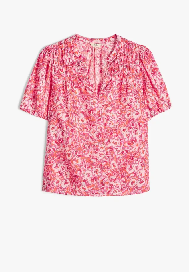 Hush Tops and Tshirts Women Jazmine Top Painted Floral Pink