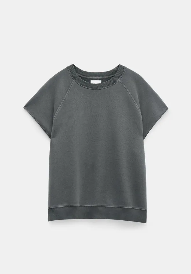 Hush Tops and Tshirts Women Leonie Short Sleeve TShirt Washed Grey Hush Tops and Tshirts Women Leonie Short Sleeve TShirt Washed Grey