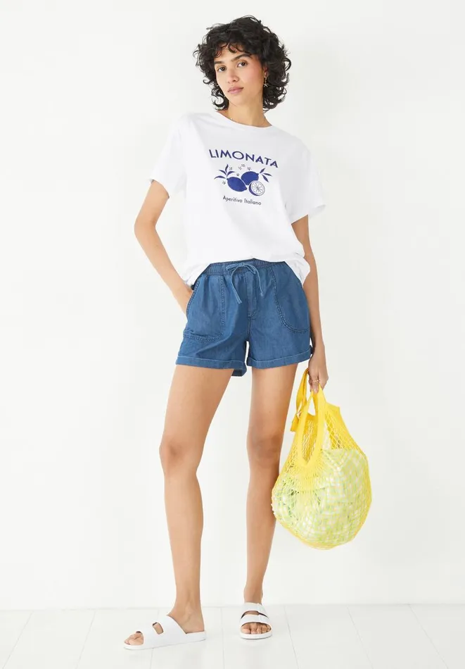 Hush Tops and Tshirts Women Limonata TShirt White