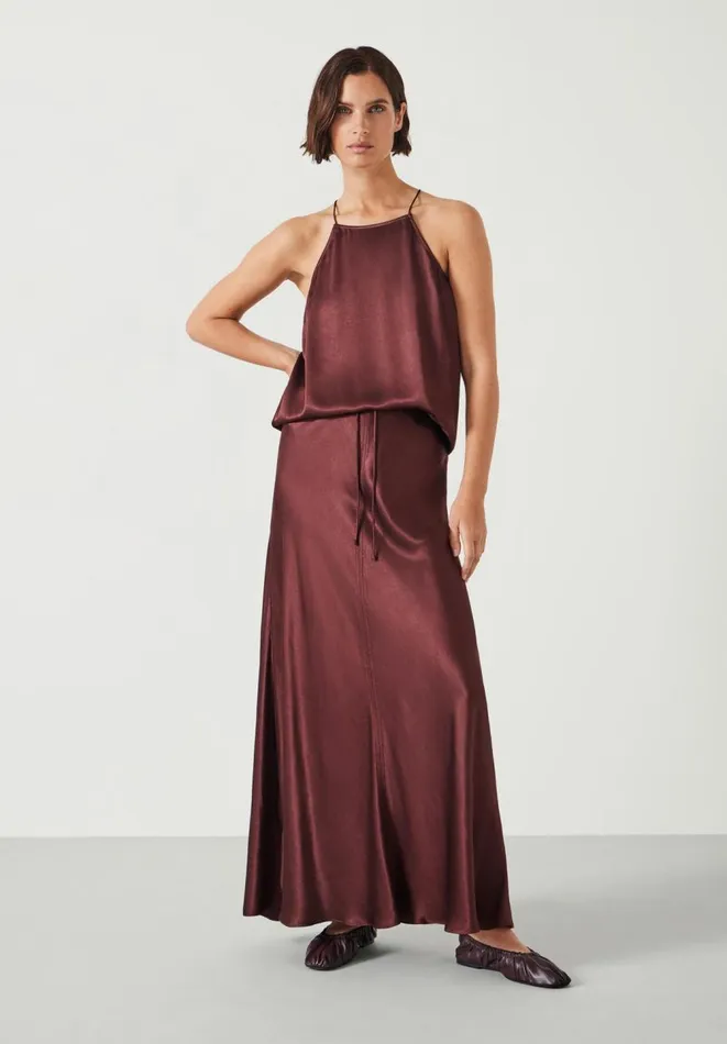 Hush Tops and Tshirts Women Medina Halter Top Chocolate Brown Hush Tops and Tshirts Women Medina Halter Top Chocolate Brown
