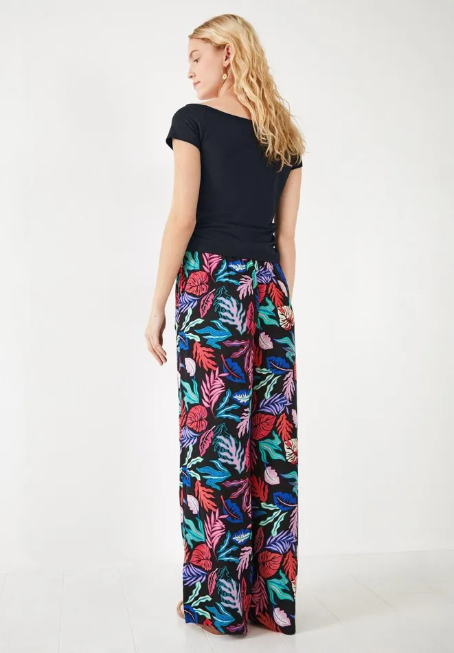 Hush Tops and Tshirts Women Raya Bardot Jersey Top Black