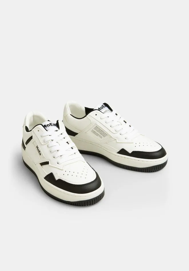 Hush Trainers Women MoEa GN131 Trainer Black and White