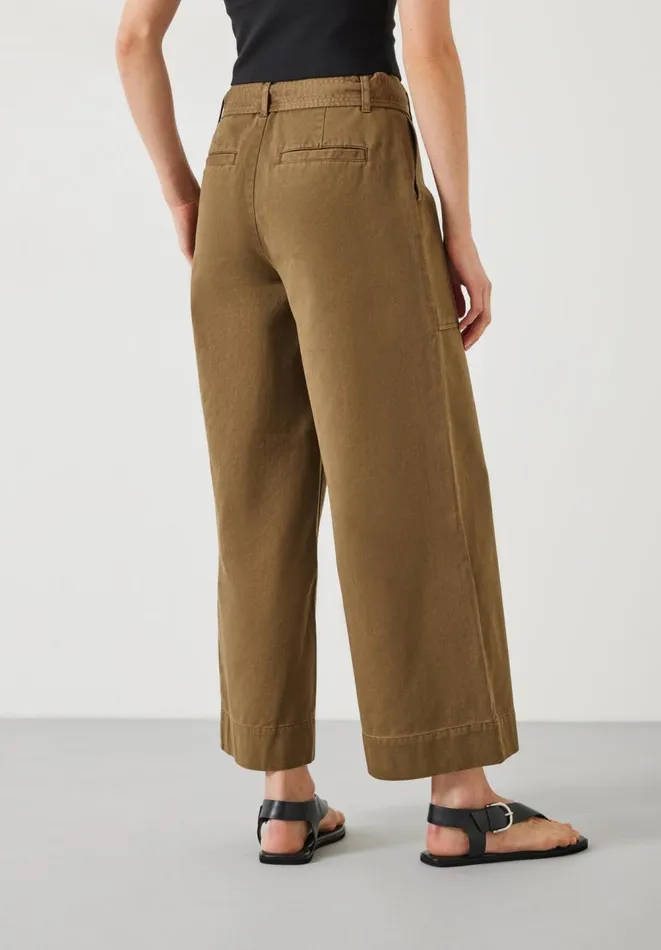 Hush Trousers Women Annie Ankle Grazer Trousers Khaki Hush Trousers Women Annie Ankle Grazer Trousers Khaki