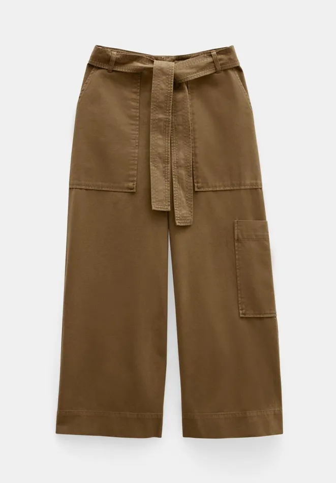 Hush Trousers Women Annie Ankle Grazer Trousers Khaki Hush Trousers Women Annie Ankle Grazer Trousers Khaki
