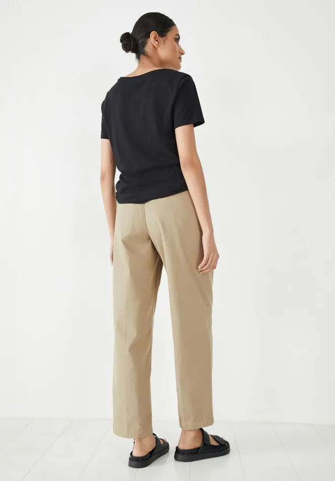 Hush Trousers Women Tommy Chino Trousers Washed Brown