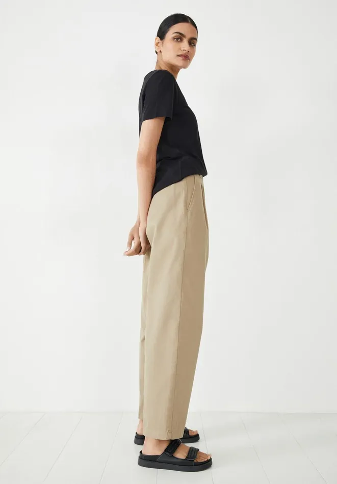 Hush Trousers Women Tommy Chino Trousers Washed Brown