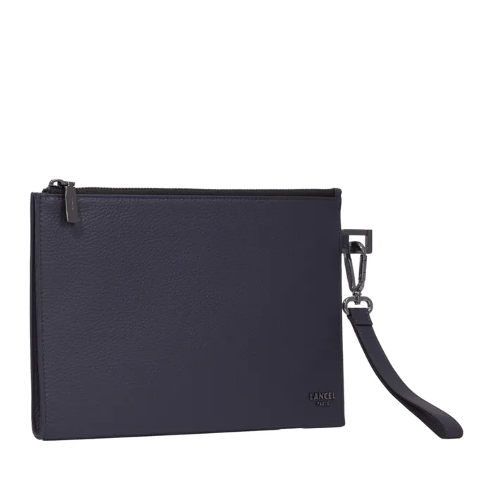 Ipad Mini Zipped Pouch Navy Blue Men Lancel Business Bags Ipad Mini Zipped Pouch Navy Blue Men Lancel Business Bags