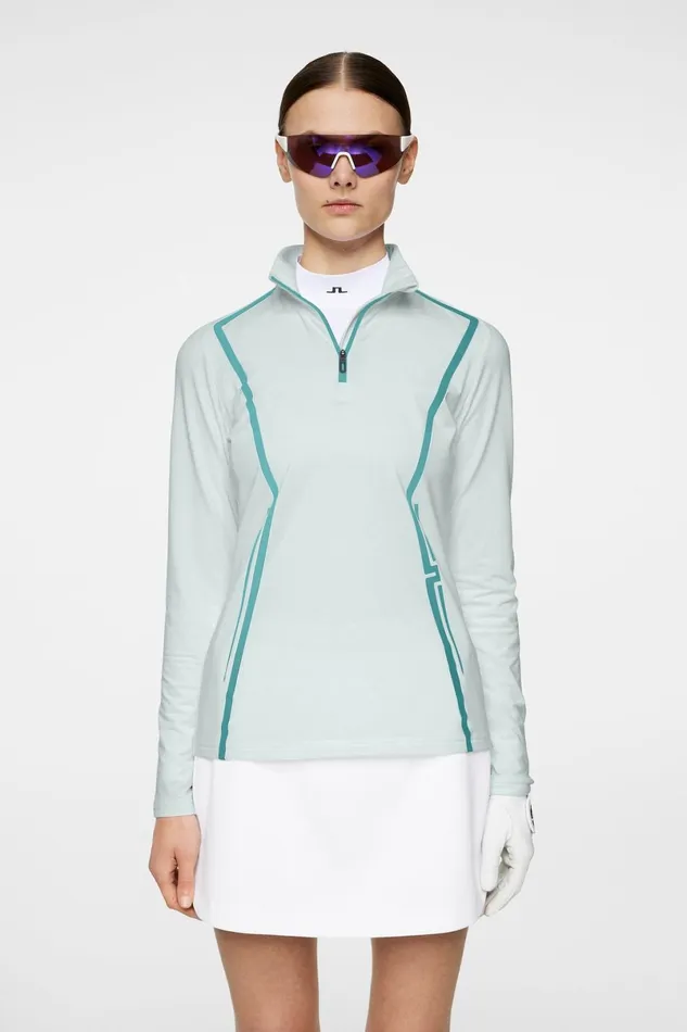 JLindeberg Base and Mid Layers Women Lina Quarter Zip Mid Layer