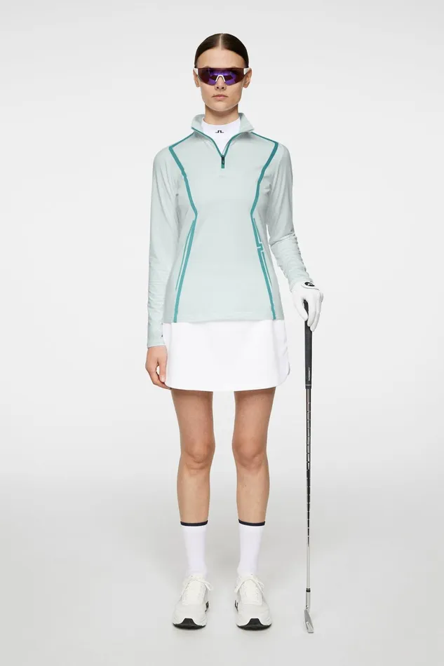 JLindeberg Base and Mid Layers Women Lina Quarter Zip Mid Layer
