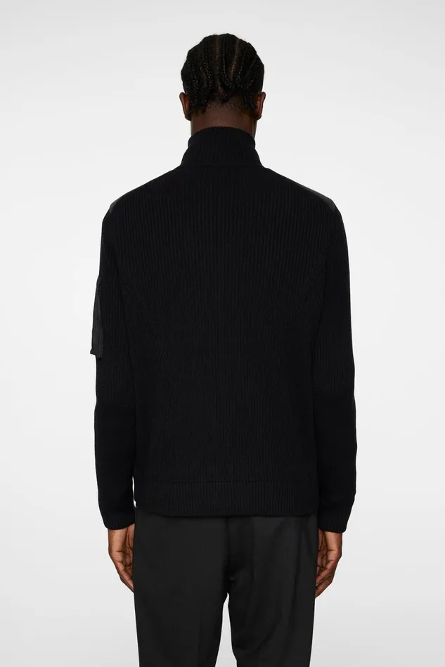 JLindeberg Knitwear Men Beck Knitted Hybrid Jacket