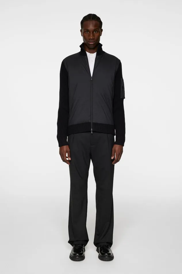 JLindeberg Knitwear Men Beck Knitted Hybrid Jacket
