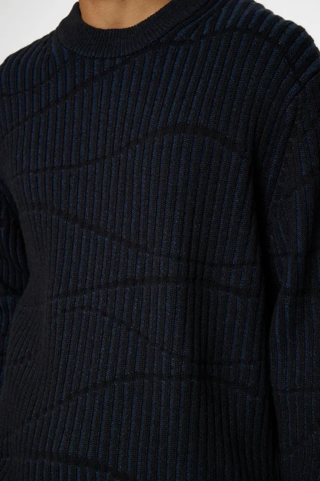 JLindeberg Knitwear Men Ken Resonance Jacquard Crew