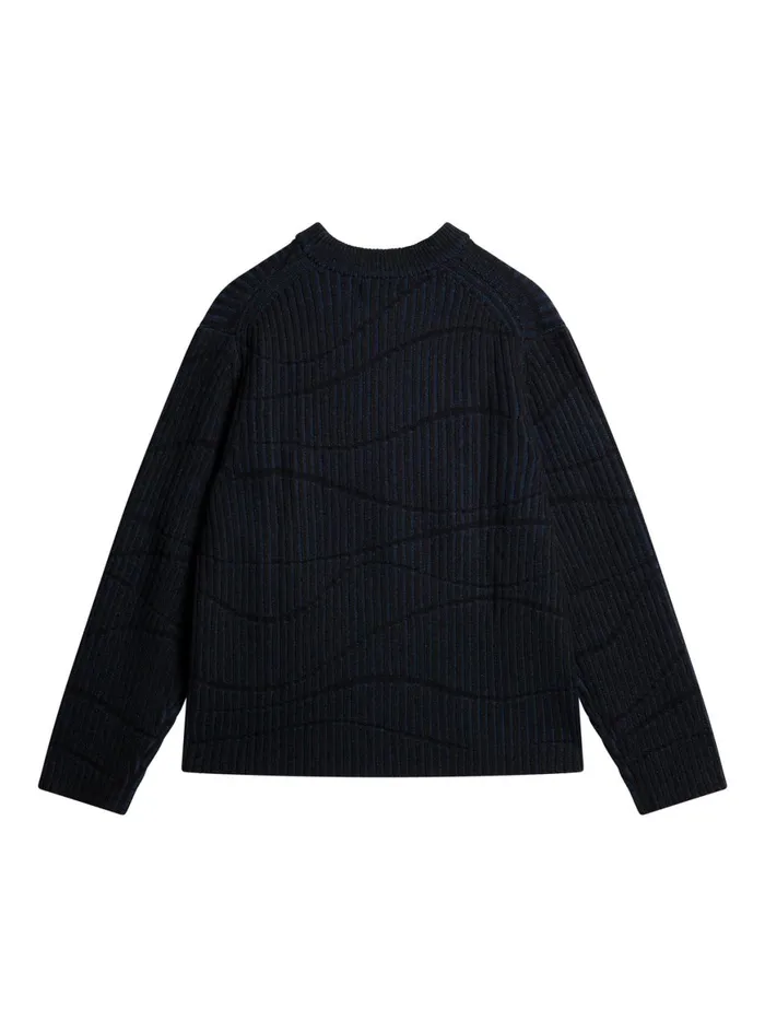 JLindeberg Knitwear Men Ken Resonance Jacquard Crew