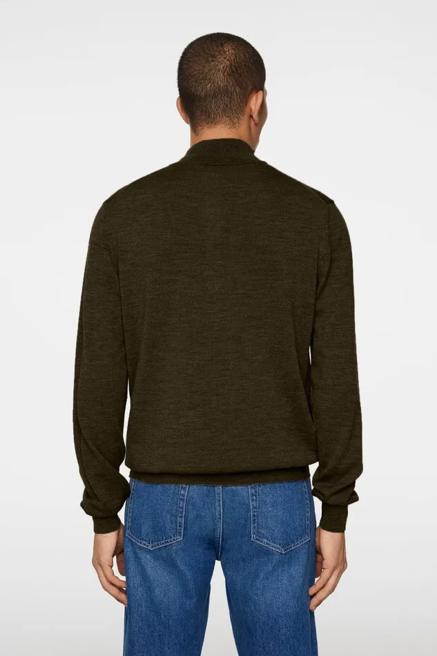JLindeberg Knitwear Men Kiyan Quarter Zip Sweater