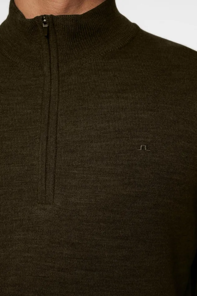 JLindeberg Knitwear Men Kiyan Quarter Zip Sweater