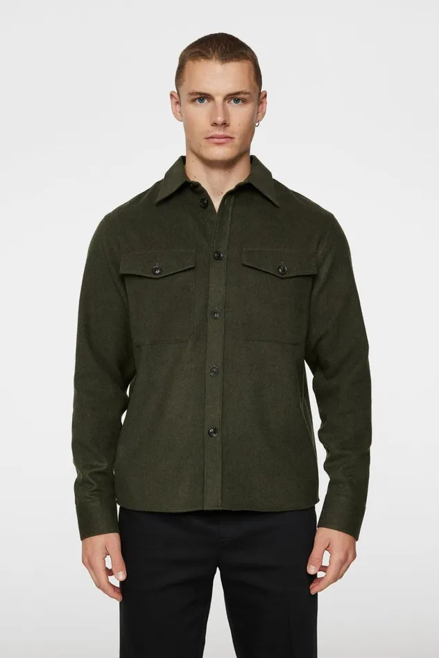 JLindeberg Overshirts Men Flat Wool Overshirt