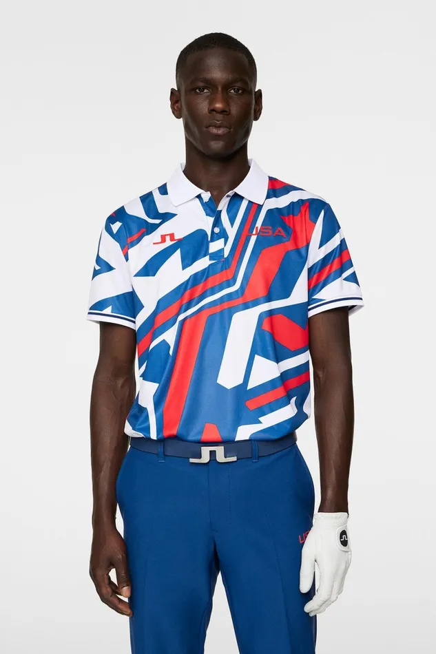 JLindeberg Polo Shirts Men Alois Print Polo