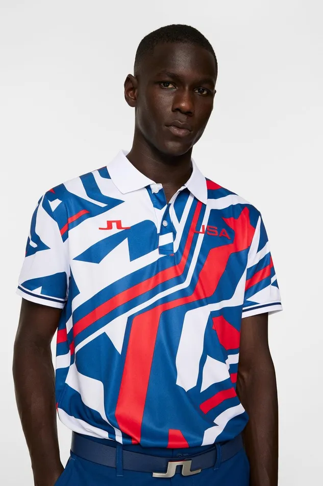 JLindeberg Polo Shirts Men Alois Print Polo