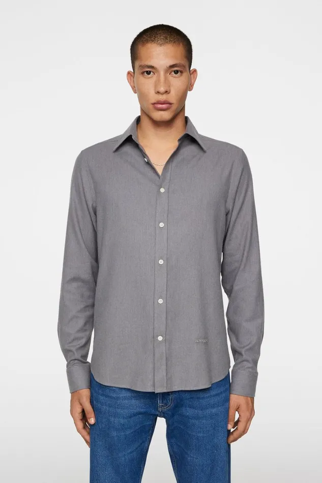 JLindeberg Shirts Men Light Flannel Slim Shirt