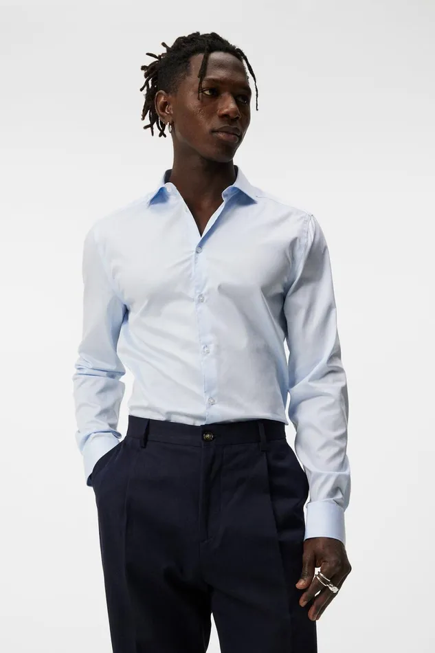 JLindeberg Shirts Men NonIron Twill Superslim Shirt