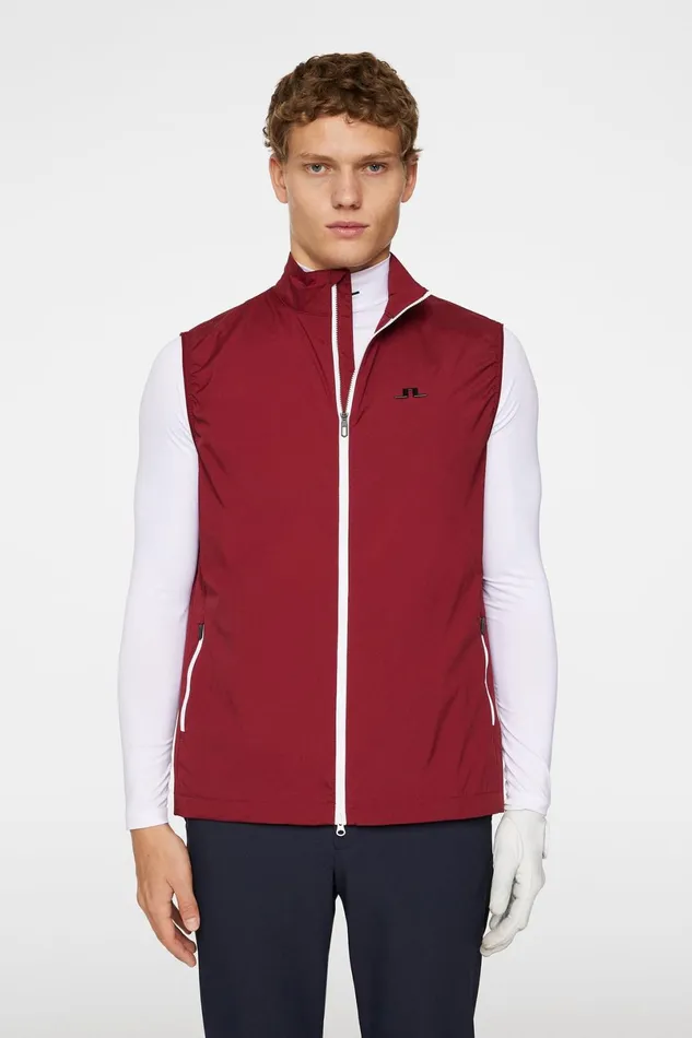 JLindeberg Vests Men Ash Light Packable Vest