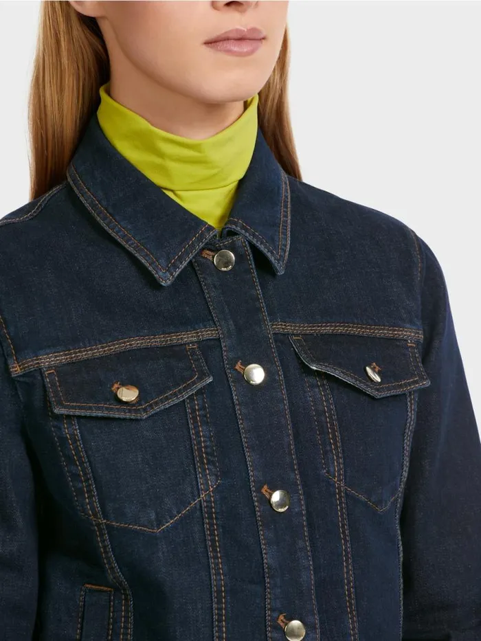 Jacken Damen Marc Cain JeansJacke 034Rethink Together034 Vintage Indigo