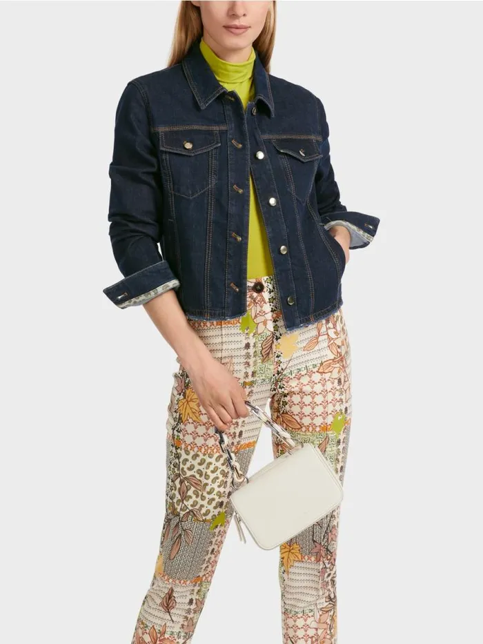 Jacken Damen Marc Cain JeansJacke 034Rethink Together034 Vintage Indigo