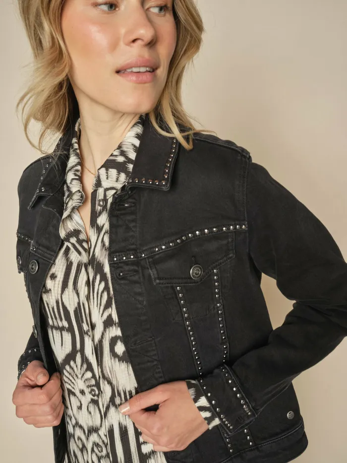 Jackets and Coats MMMarly Denim Jacket Black 8211 MOS MOSH Women