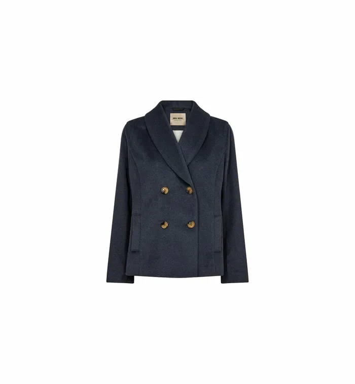 Jackets and Coats MMVicca Wool Jacket Navy Blazer 8211 MOS MOSH Women