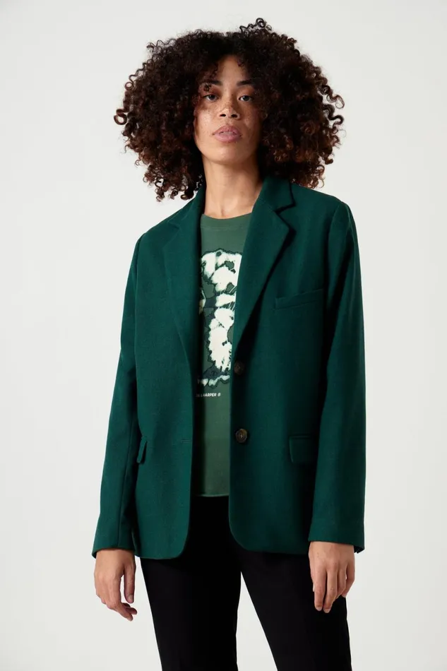 Jackets and Coats Women Leon and Harper The Suit Jacket Green