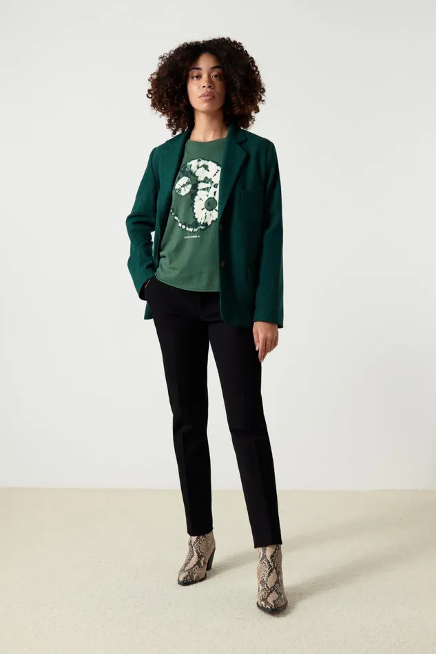 Jackets and Coats Women Leon and Harper The Suit Jacket Green