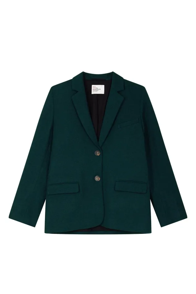 Jackets and Coats Women Leon and Harper The Suit Jacket Green