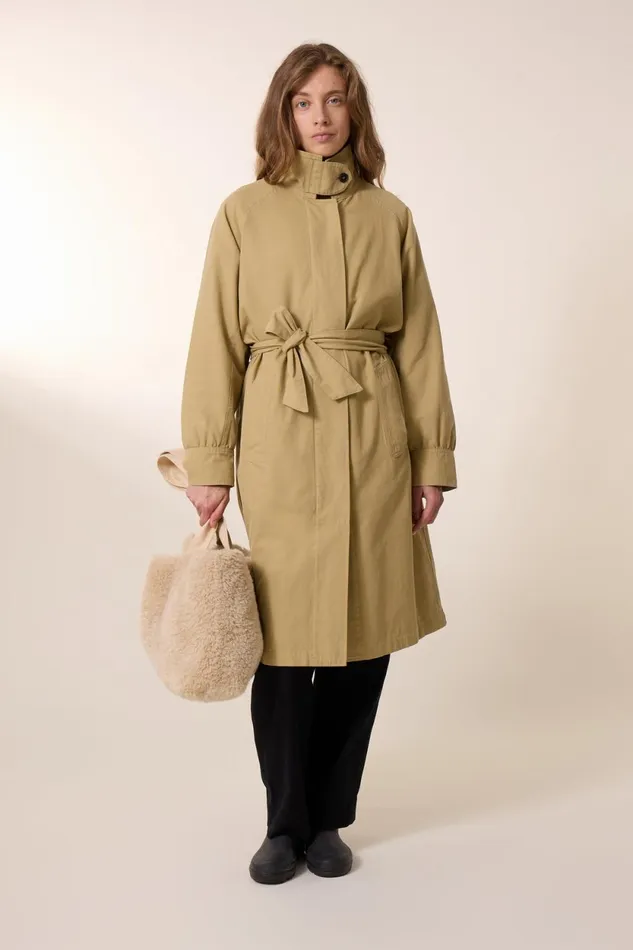 Jackets and Coats Women Leon and Harper Victorine Pln Trenchcoat Caramel