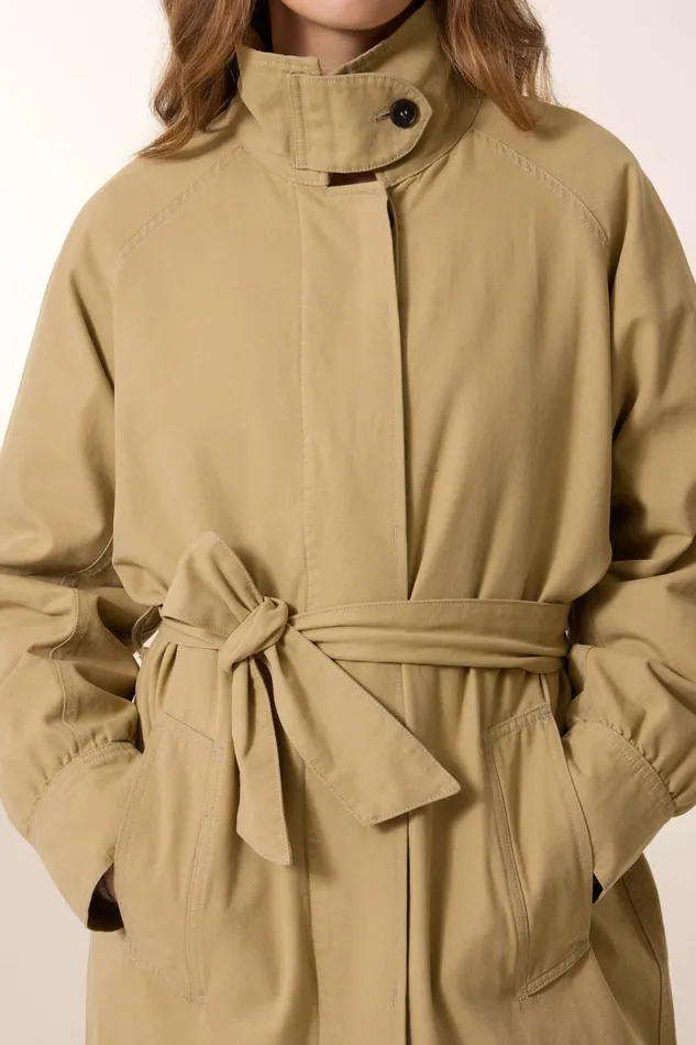 Jackets and Coats Women Leon and Harper Victorine Pln Trenchcoat Caramel