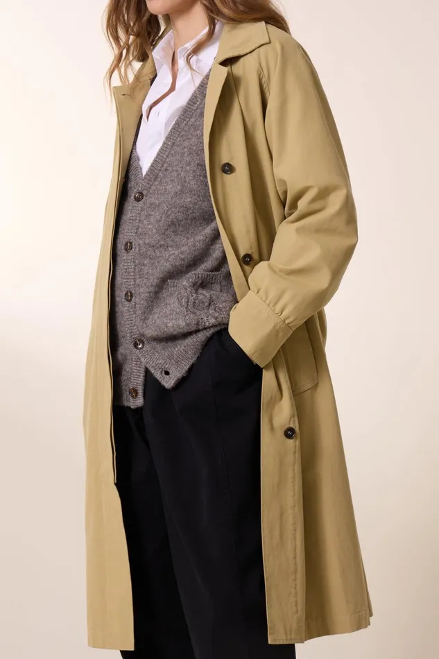 Jackets and Coats Women Leon and Harper Victorine Pln Trenchcoat Caramel