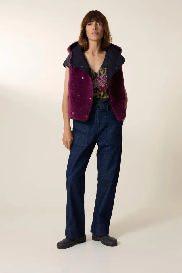 Jackets and Coats Women Leon and Harper Vilhelm Pln Jacket Purple