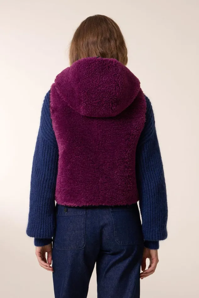Jackets and Coats Women Leon and Harper Vilhelm Pln Jacket Purple