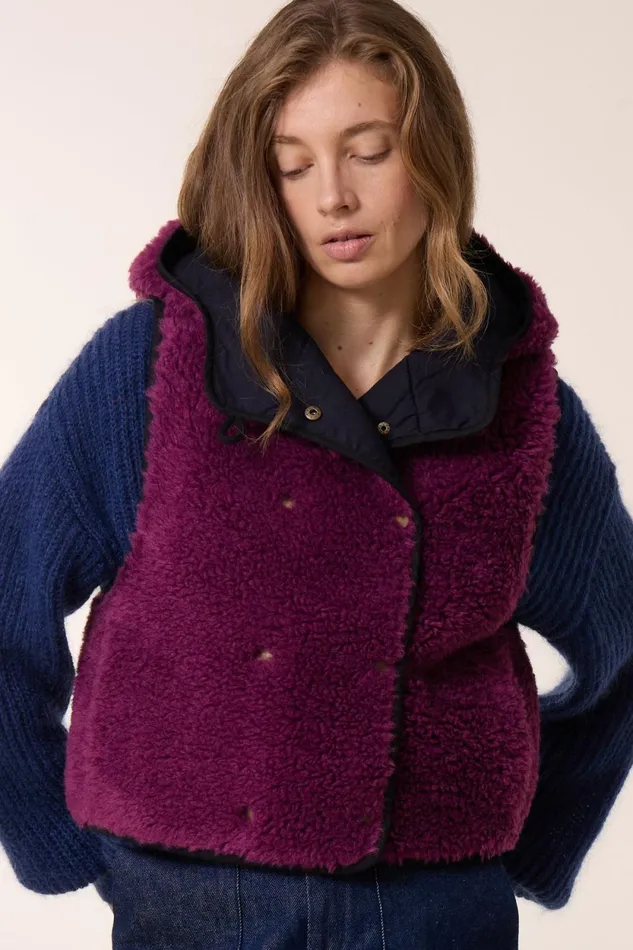 Jackets and Coats Women Leon and Harper Vilhelm Pln Jacket Purple