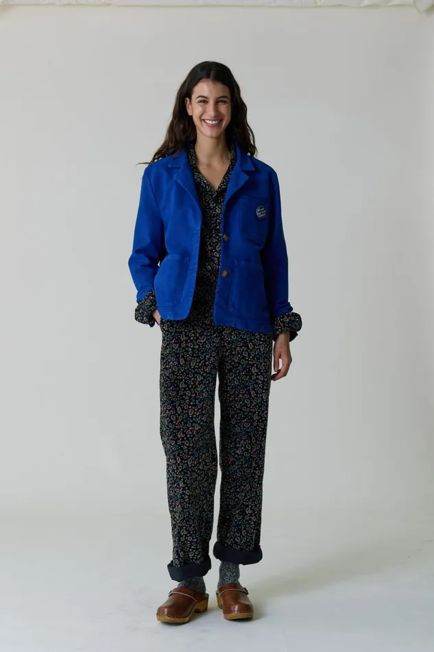 Jackets and Coats Women Leon and Harper Visuel Plain Jacket Blue