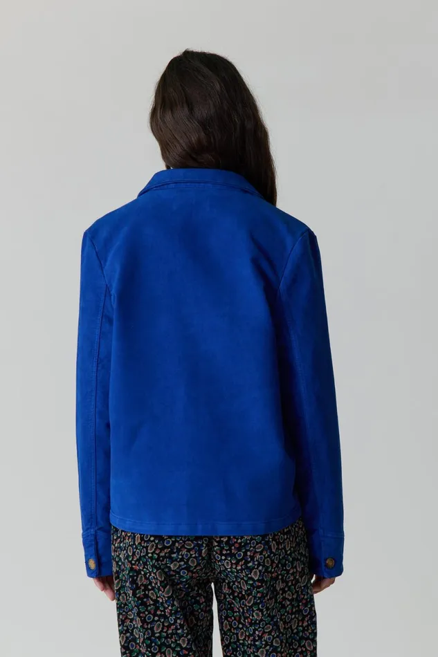 Jackets and Coats Women Leon and Harper Visuel Plain Jacket Blue