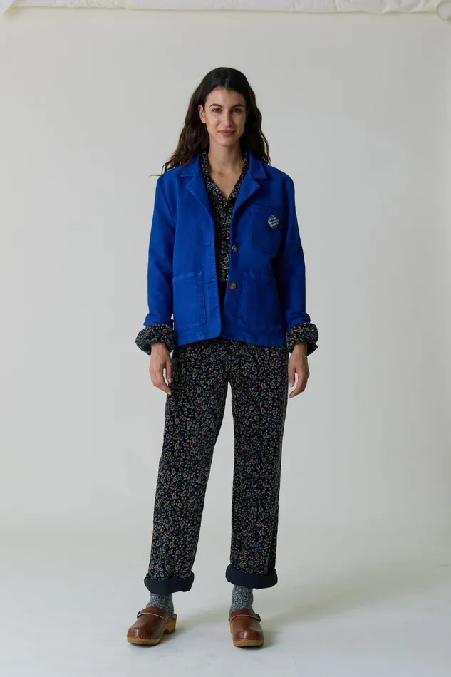 Jackets and Coats Women Leon and Harper Visuel Plain Jacket Blue
