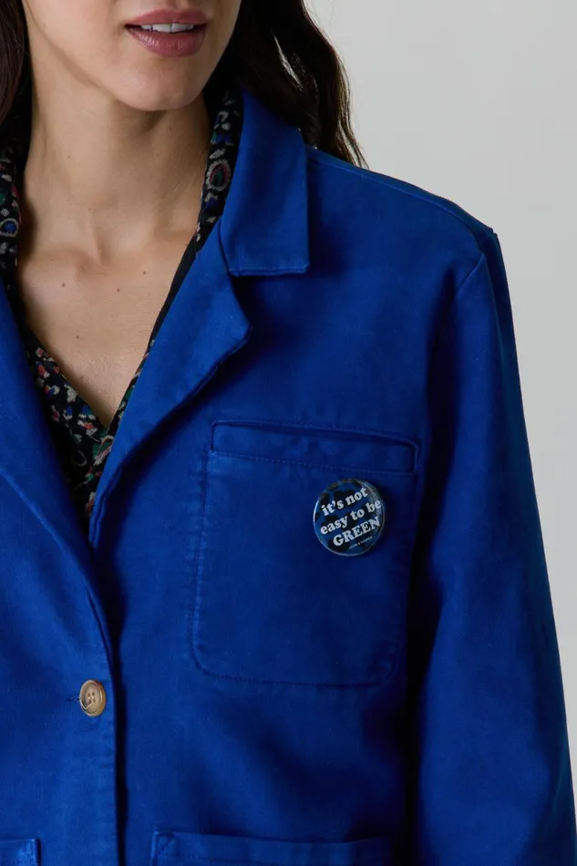 Jackets and Coats Women Leon and Harper Visuel Plain Jacket Blue
