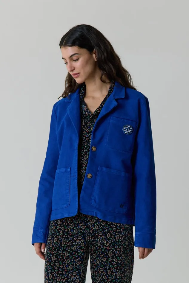 Jackets and Coats Women Leon and Harper Visuel Plain Jacket Blue
